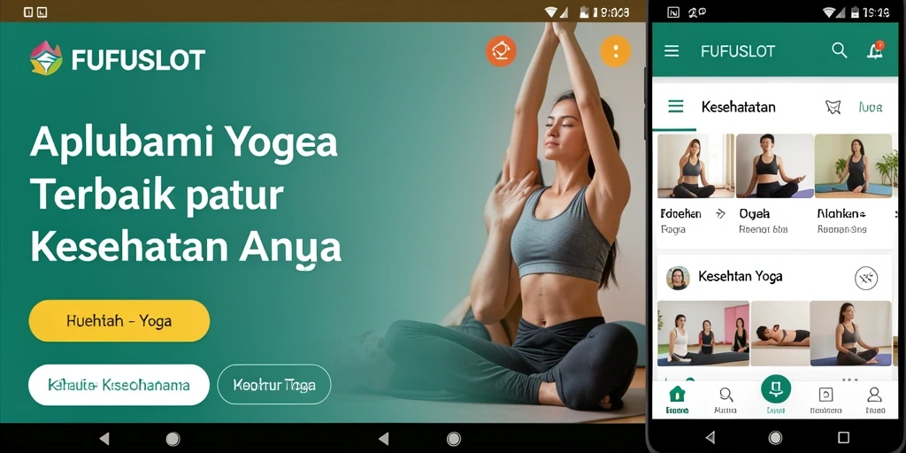 Tampilan antarmuka FUFUSLOT yang modern dan fungsional untuk praktik Yoga.