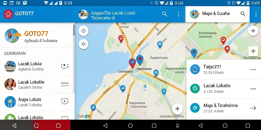 Antarmuka GOTO77 yang user-friendly untuk lacak lokasi.