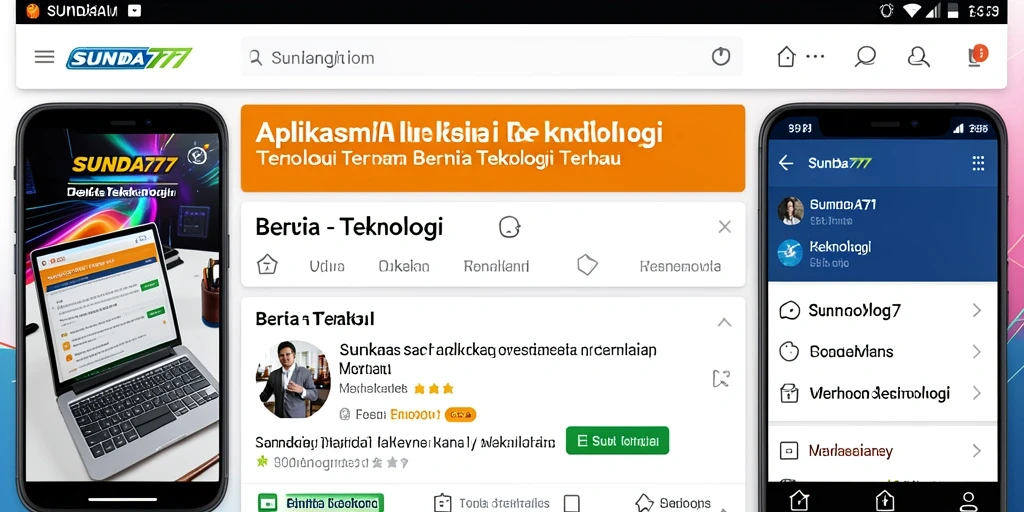 Tampilan antarmuka SUNDA777 yang modern dan informatif.